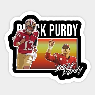 Brock Purdy the Goat Vintage Sticker